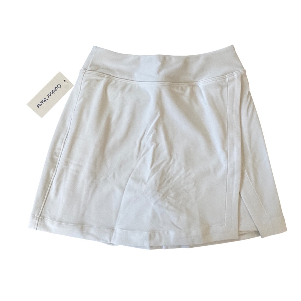 Outdoor Voices Court Skort White XXS New Athletic Tennis Golf Pickleball Skirt